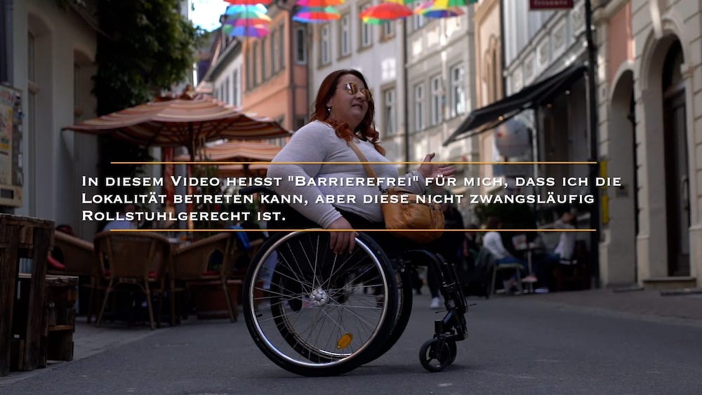 Citytour in Bamberg im Rollstuhl